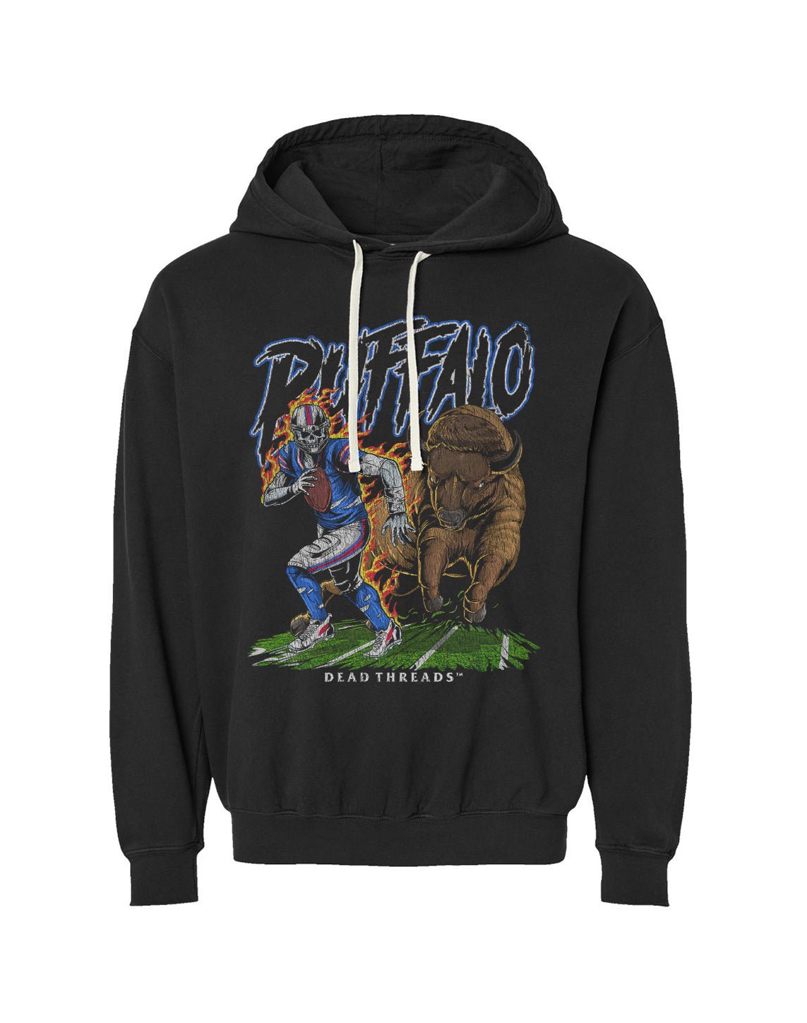 BUFFALO FOOTBALL v2 - LIGHTWEIGHT HOODIE – Lightweight – Dead Threads Apparel