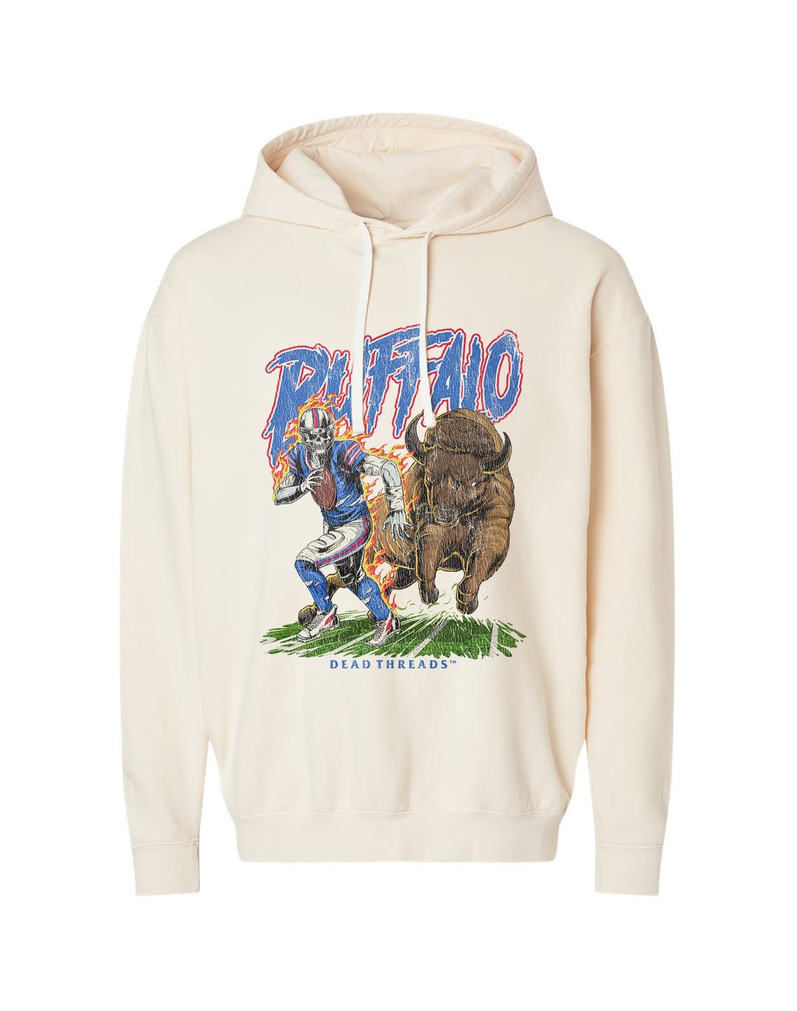 BUFFALO FOOTBALL v2 - LIGHTWEIGHT HOODIE – Lightweight – Dead Threads Apparel