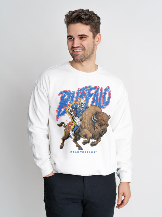 BUFFALO FOOTBALL v3 CREWNECK SWEATSHIRT – Sweatshirt – Dead Threads Apparel