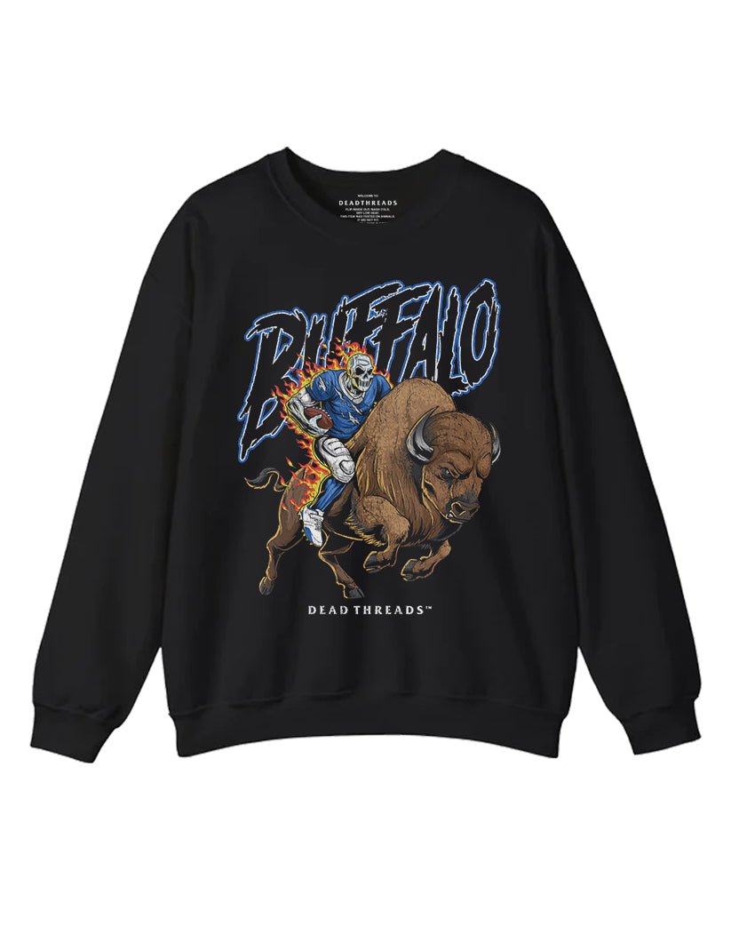 BUFFALO FOOTBALL v3 CREWNECK SWEATSHIRT – Sweatshirt – Dead Threads Apparel
