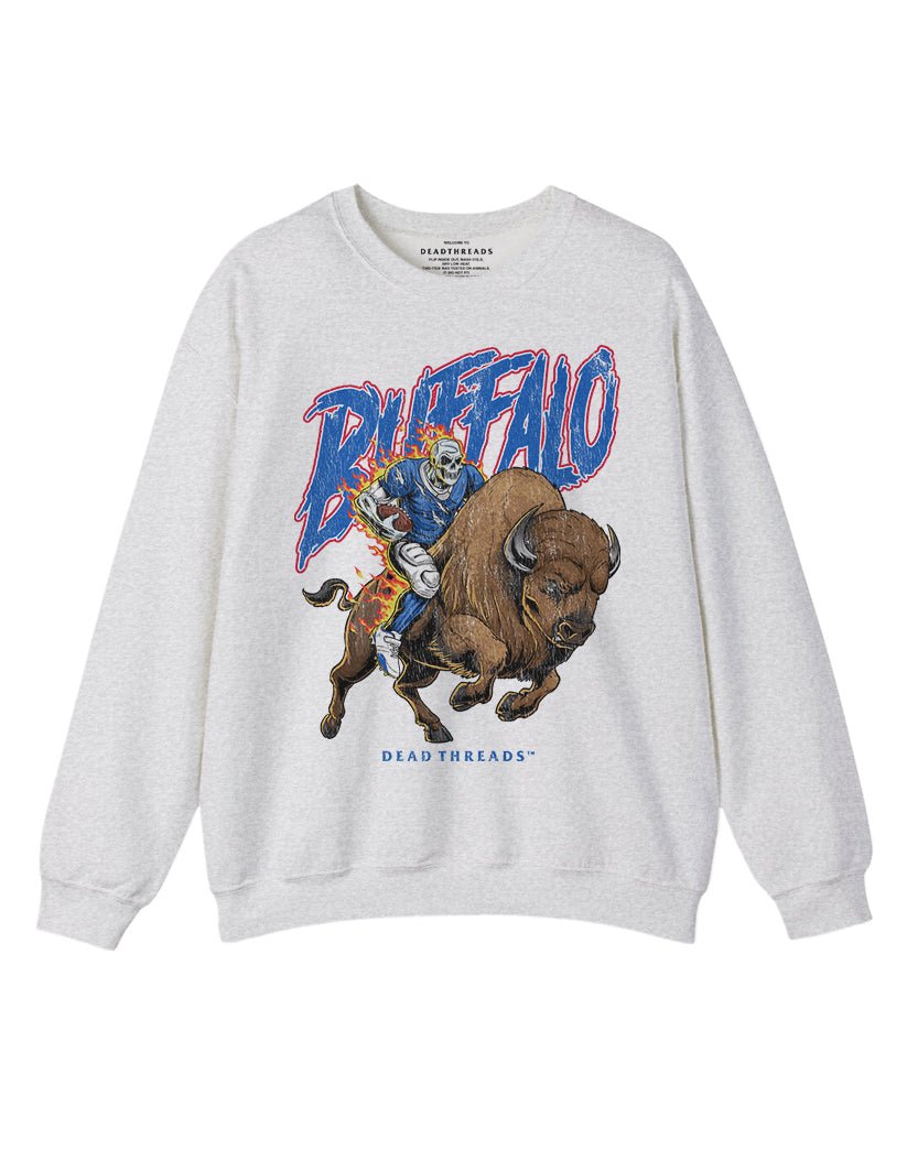 BUFFALO FOOTBALL v3 CREWNECK SWEATSHIRT – Sweatshirt – Dead Threads Apparel