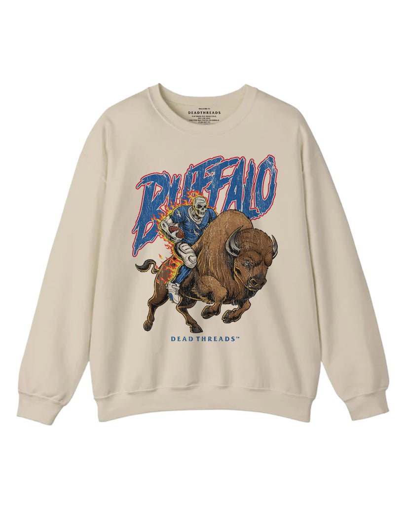 BUFFALO FOOTBALL v3 CREWNECK SWEATSHIRT – Sweatshirt – Dead Threads Apparel