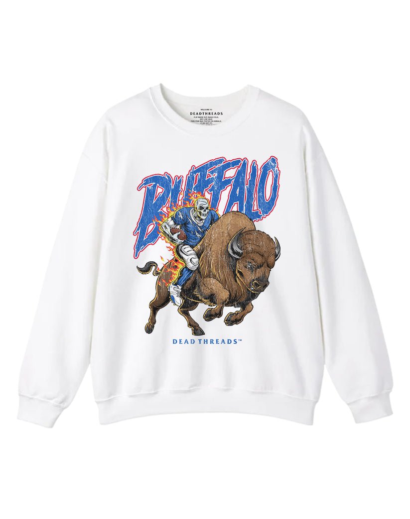 BUFFALO FOOTBALL v3 CREWNECK SWEATSHIRT – Sweatshirt – Dead Threads Apparel