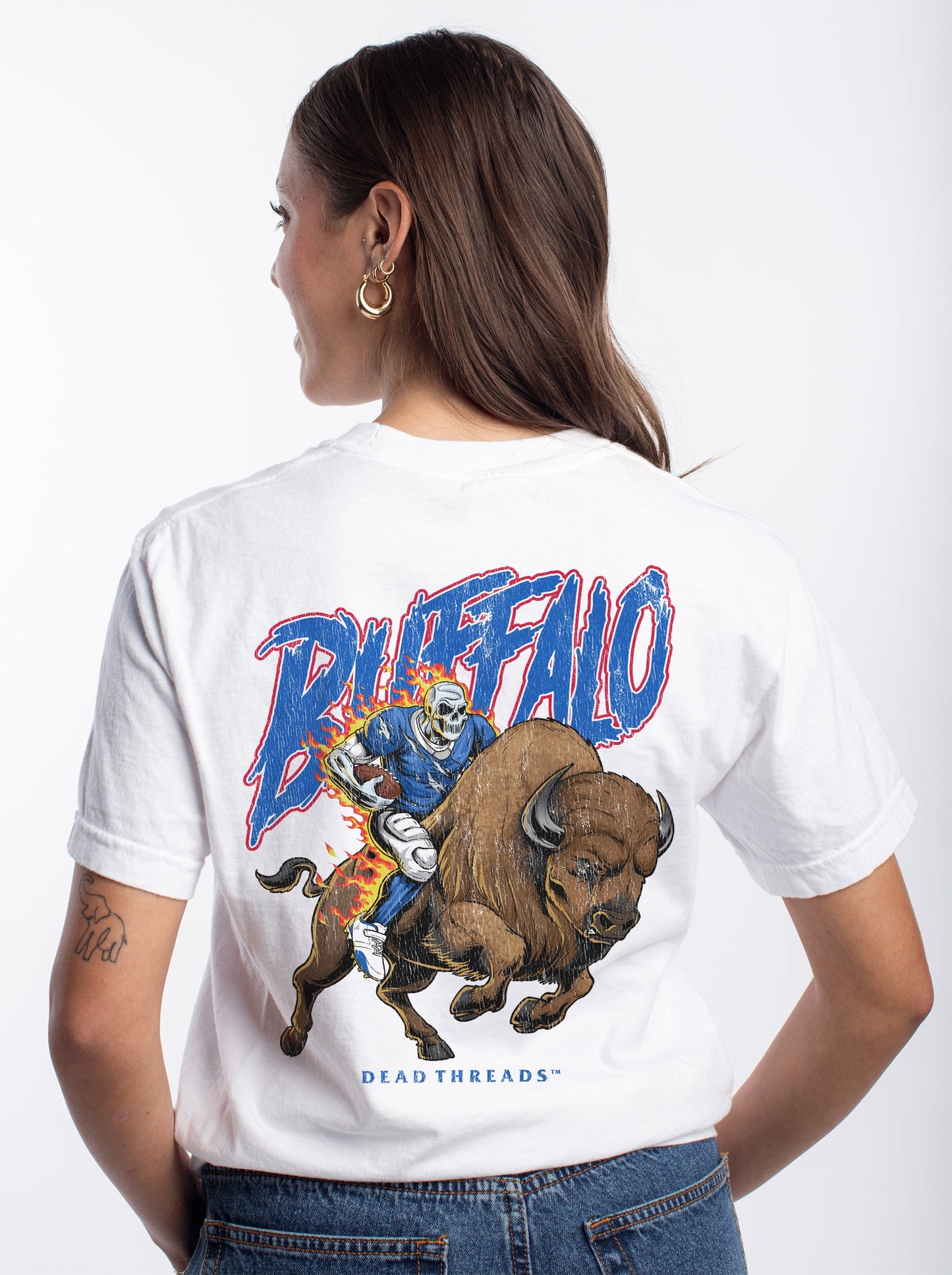 BUFFALO FOOTBALL v3 - “DT ESSENTIAL" PREMIUM T - SHIRT – T-Shirt – Dead Threads Apparel