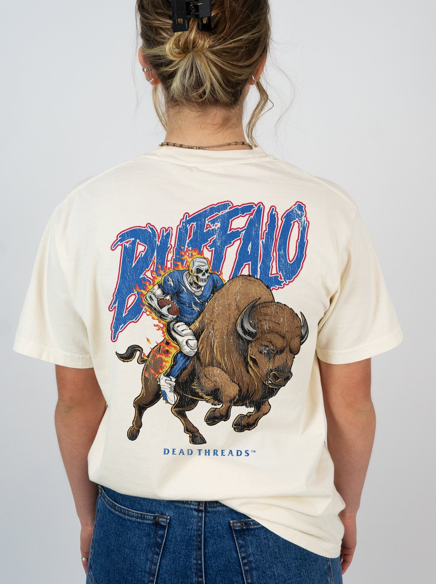 BUFFALO FOOTBALL v3 - “DT ESSENTIAL" PREMIUM T - SHIRT – T-Shirt – Dead Threads Apparel