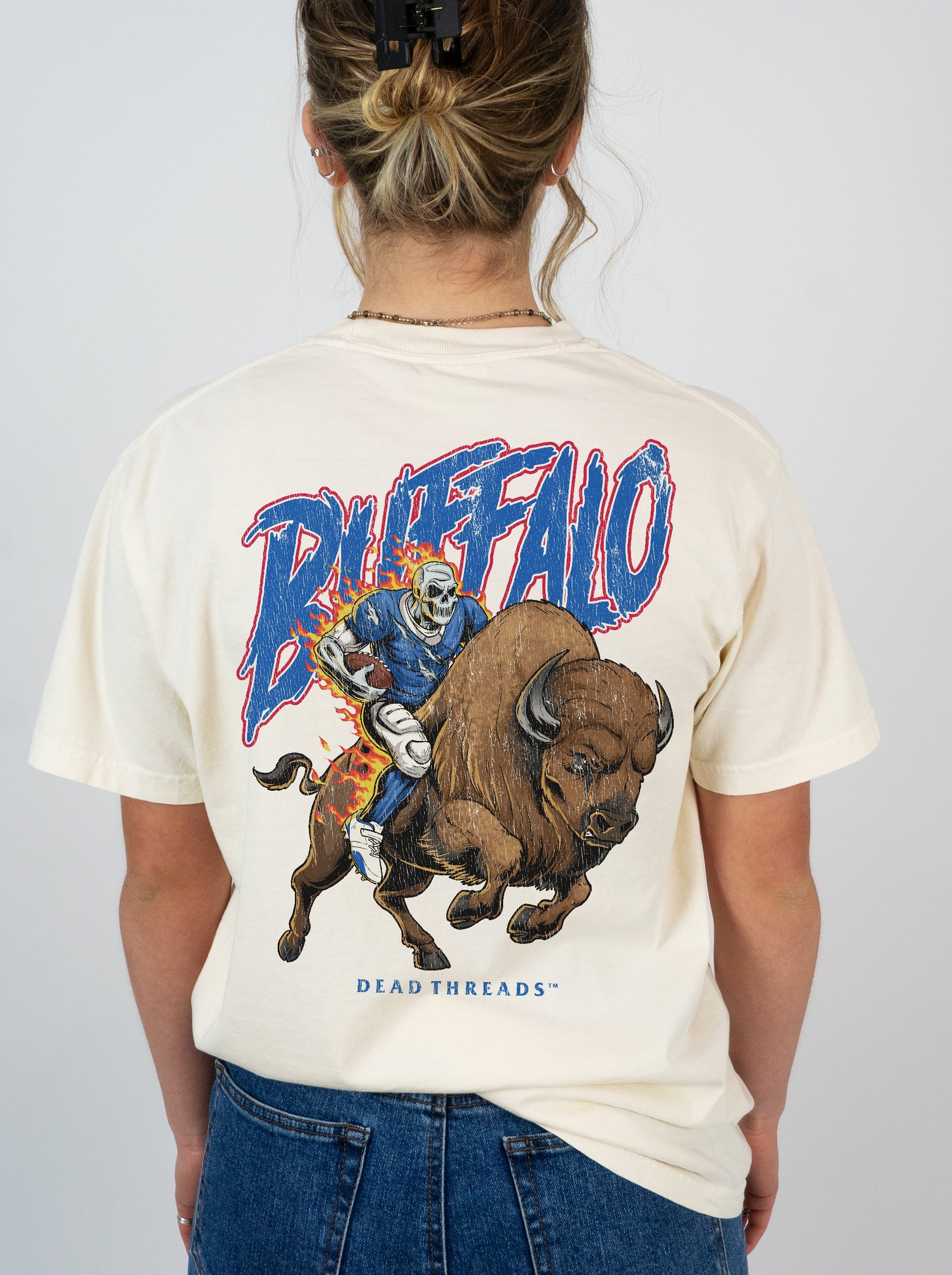 BUFFALO FOOTBALL v3 - “DT ESSENTIAL" PREMIUM T - SHIRT – T-Shirt – Dead Threads Apparel
