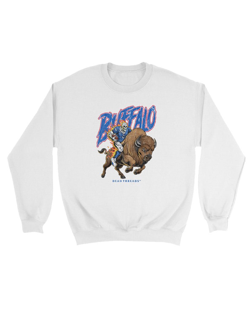 BUFFALO FOOTBALL v3 KIDS CREWNECK SWEATSHIRT – Kids clothes – Dead Threads Apparel