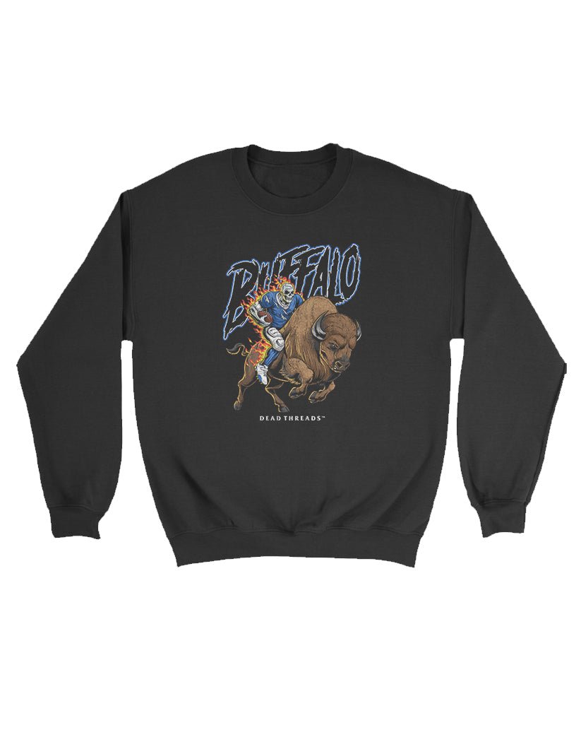 BUFFALO FOOTBALL v3 KIDS CREWNECK SWEATSHIRT – Kids clothes – Dead Threads Apparel