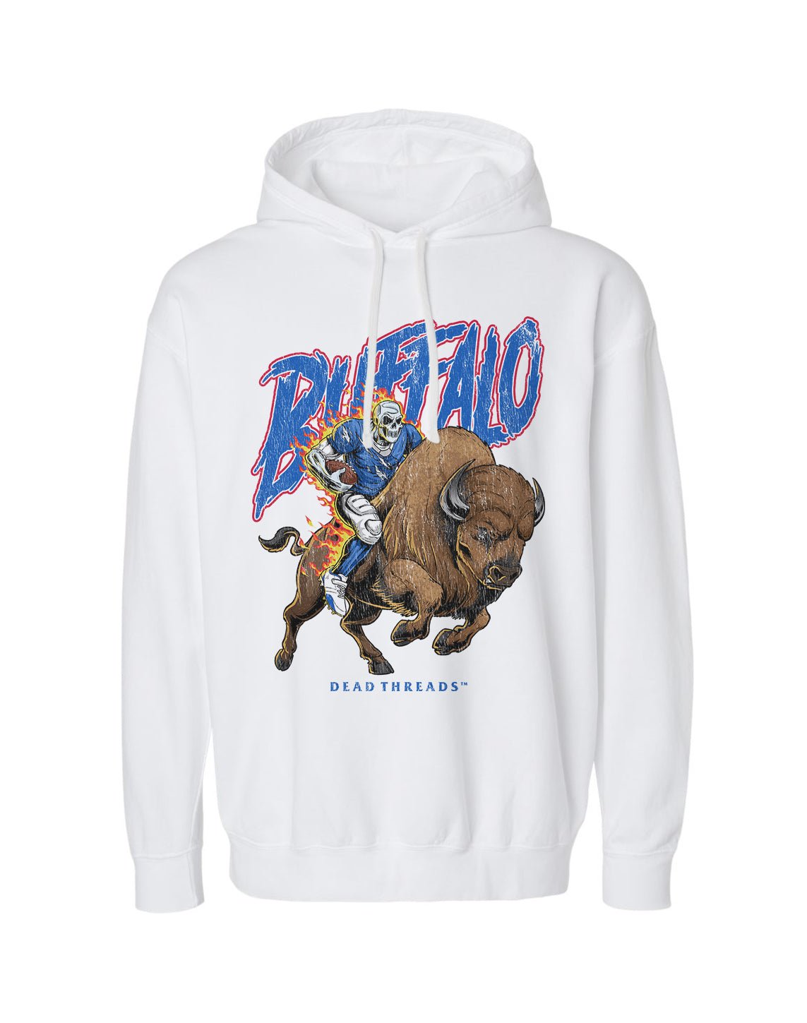 BUFFALO FOOTBALL v3 - LIGHTWEIGHT HOODIE – Lightweight – Dead Threads Apparel