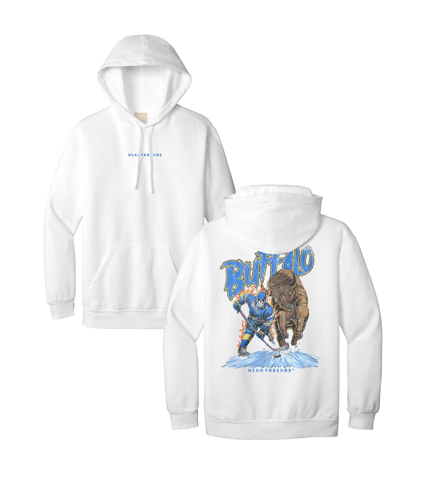 BUFFALO HOCKEY - “DT ESSENTIAL" HOODIE – Hoodie – Dead Threads Apparel