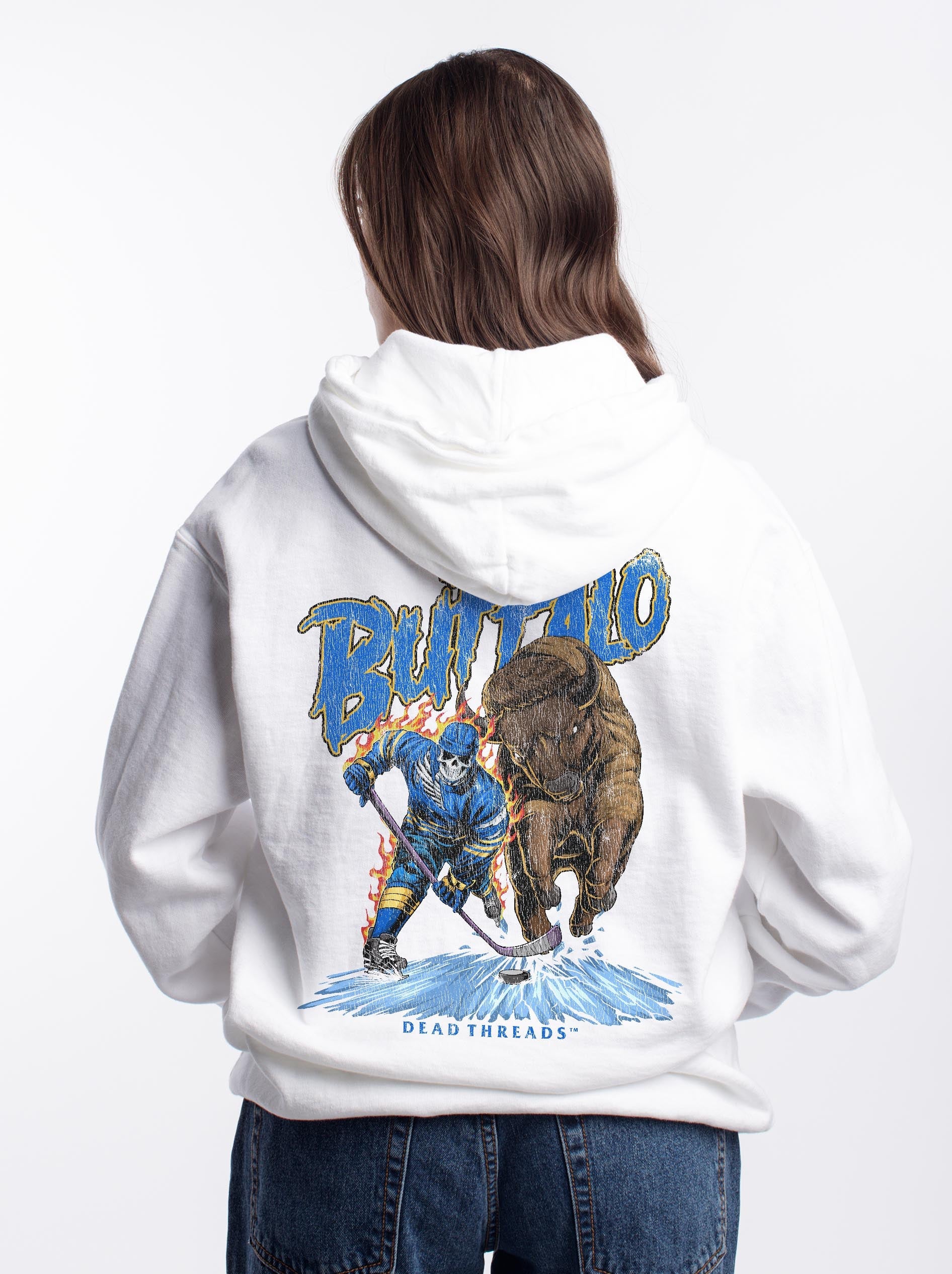 BUFFALO HOCKEY - “DT ESSENTIAL" HOODIE – Hoodie – Dead Threads Apparel