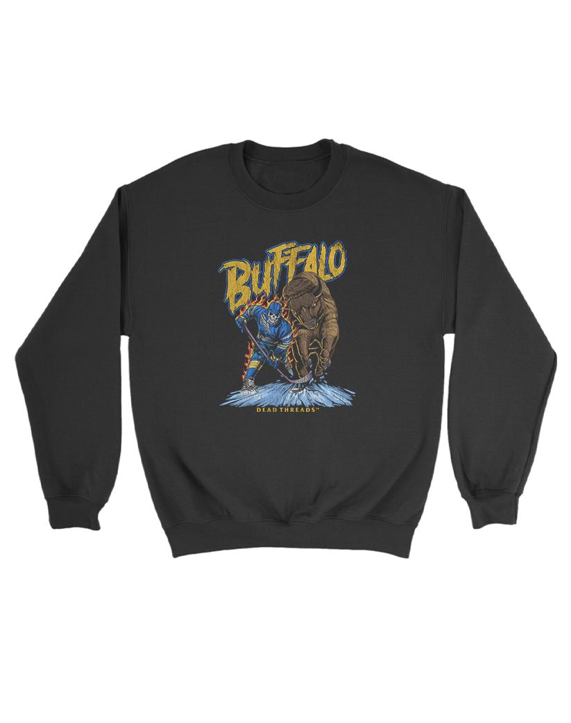 BUFFALO HOCKEY KIDS CREWNECK SWEATSHIRT – Kids clothes – Dead Threads Apparel