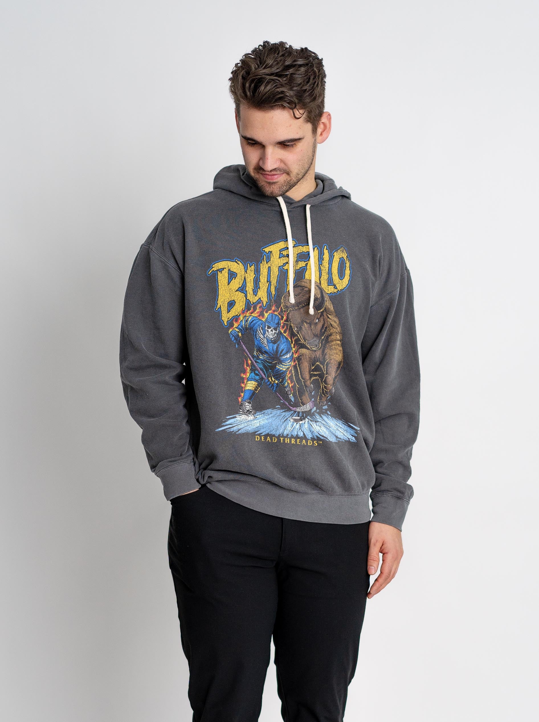 BUFFALO HOCKEY - LIGHTWEIGHT HOODIE – Lightweight – Dead Threads Apparel