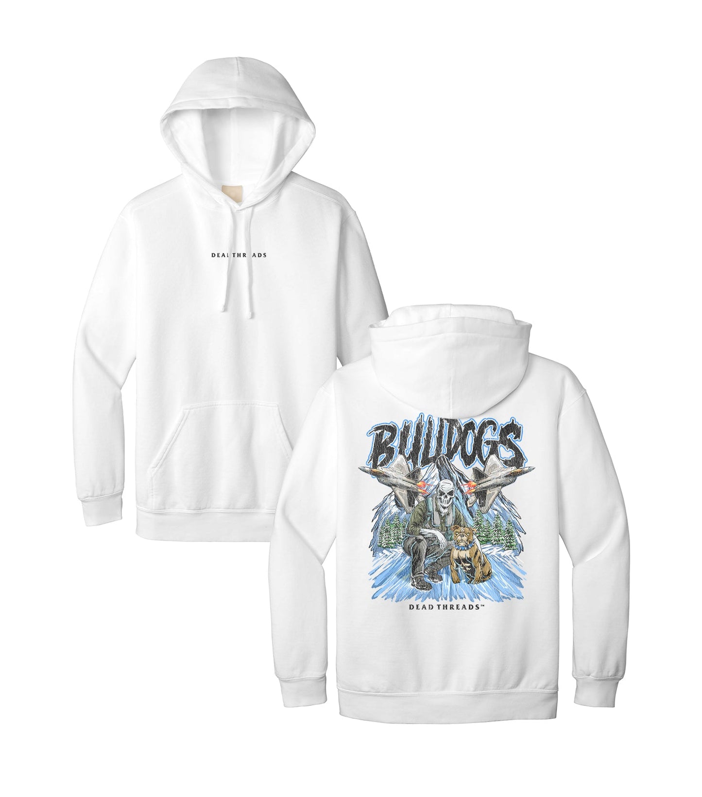 BULLDOGS - “DT ESSENTIAL" HOODIE – Hoodie – Dead Threads Apparel