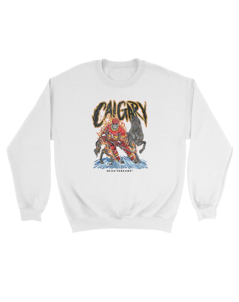 CALGARY HOCKEY KIDS CREWNECK SWEATSHIRT – Kids clothes – Dead Threads Apparel