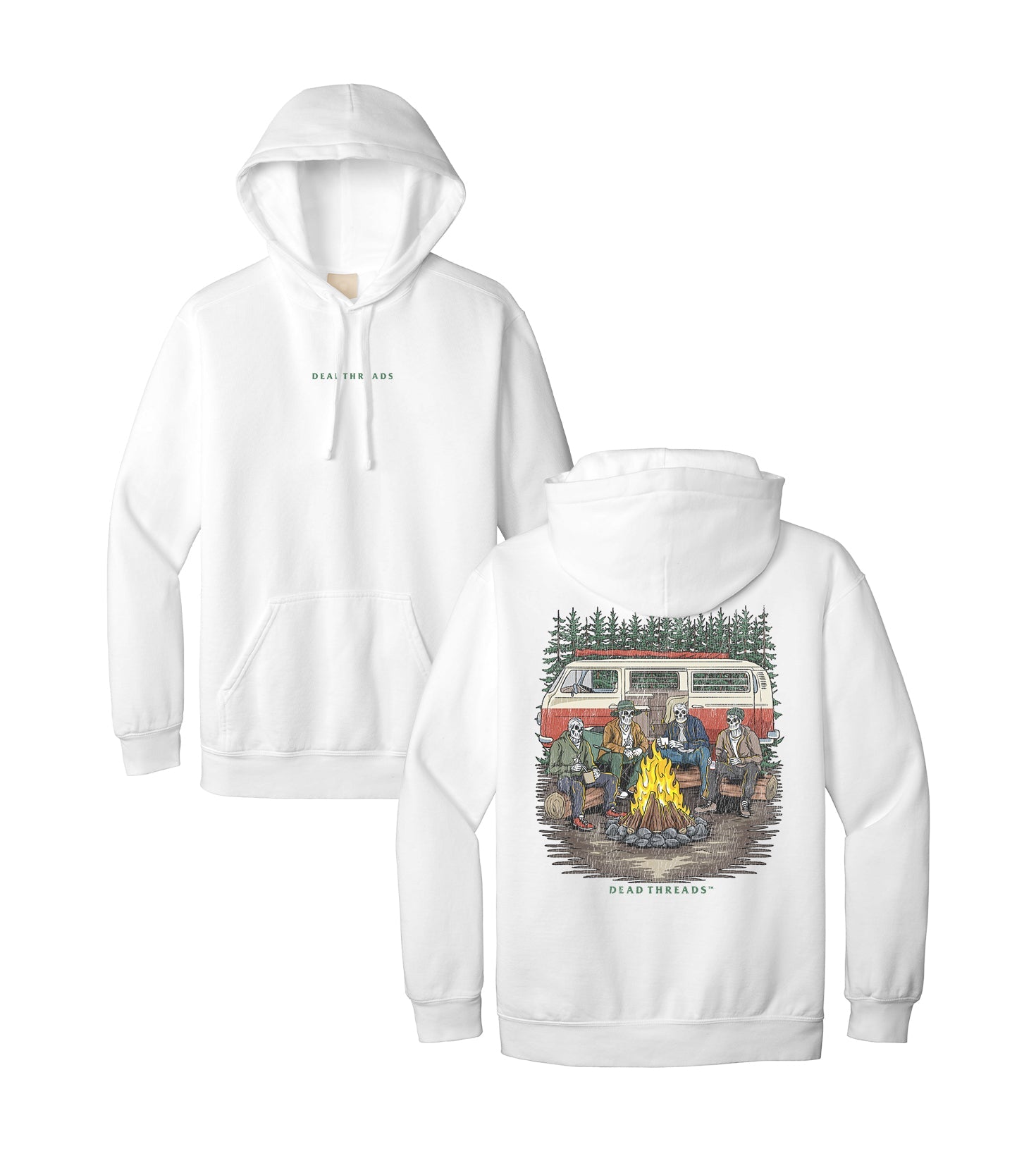 CAMPING IS IN TENTS - “DT ESSENTIAL" HOODIE – Hoodie – Dead Threads Apparel