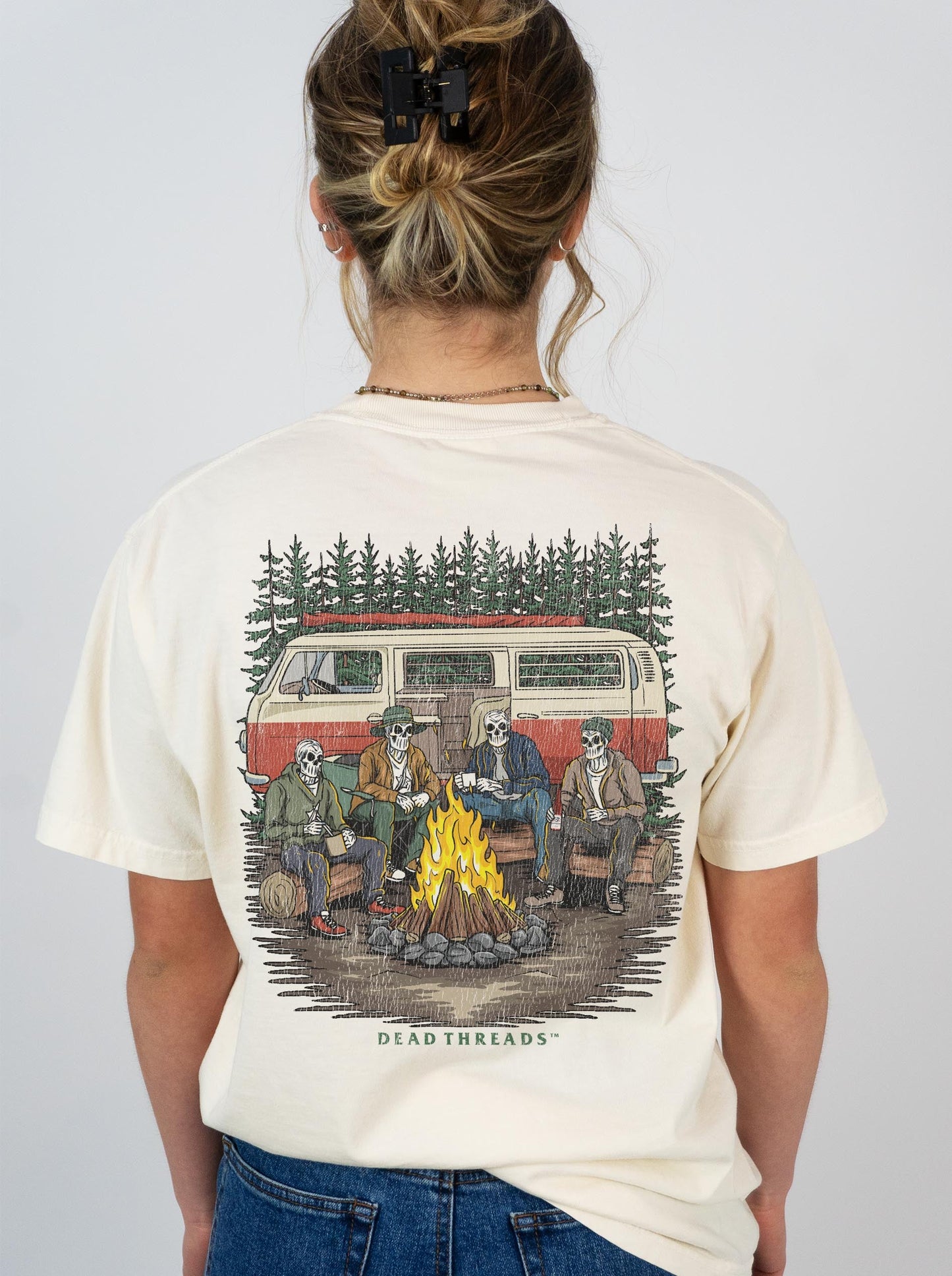 CAMPING IS IN TENTS - “DT ESSENTIAL" PREMIUM T - SHIRT – T-Shirt – Dead Threads Apparel