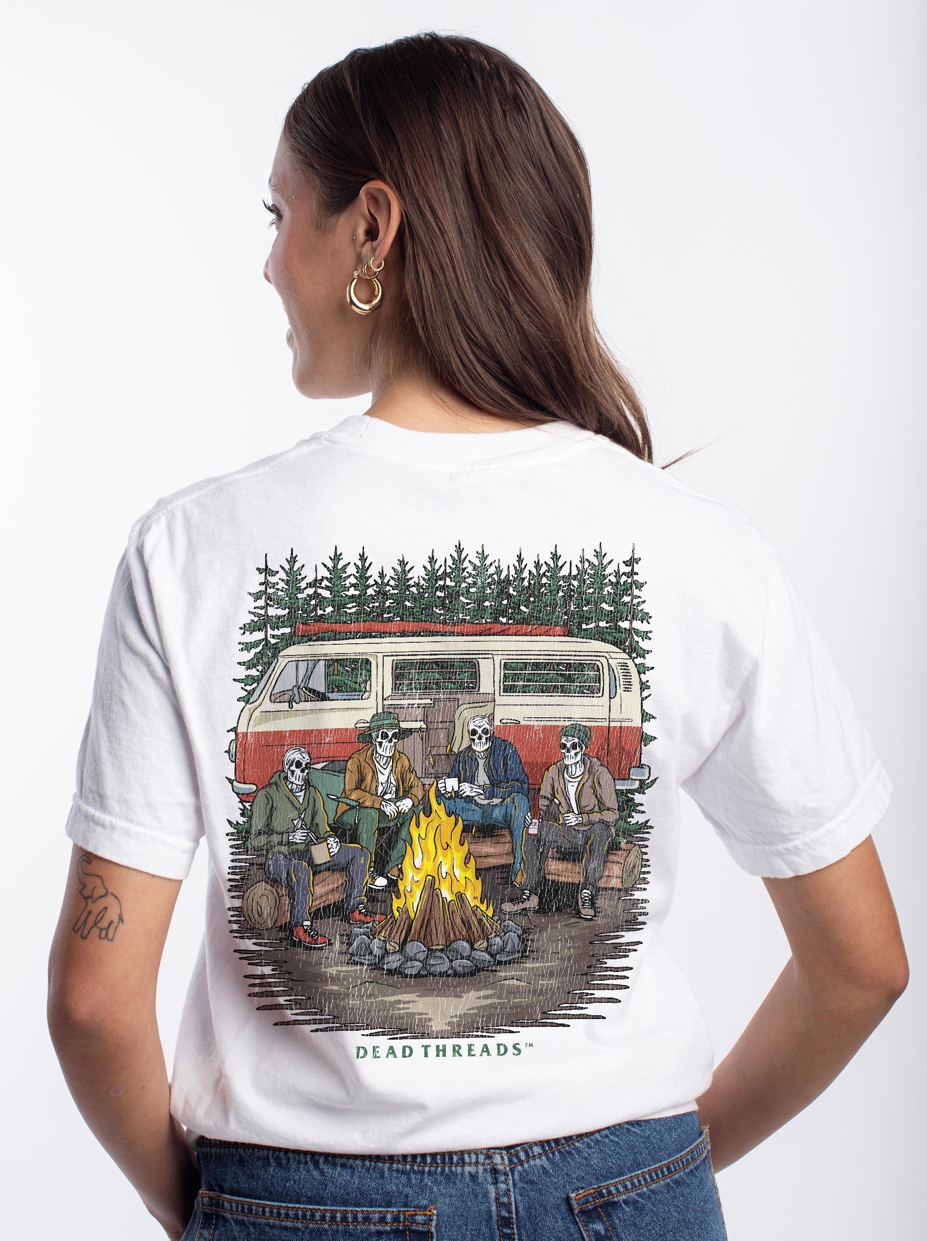 CAMPING IS IN TENTS - “DT ESSENTIAL" PREMIUM T - SHIRT – T-Shirt – Dead Threads Apparel