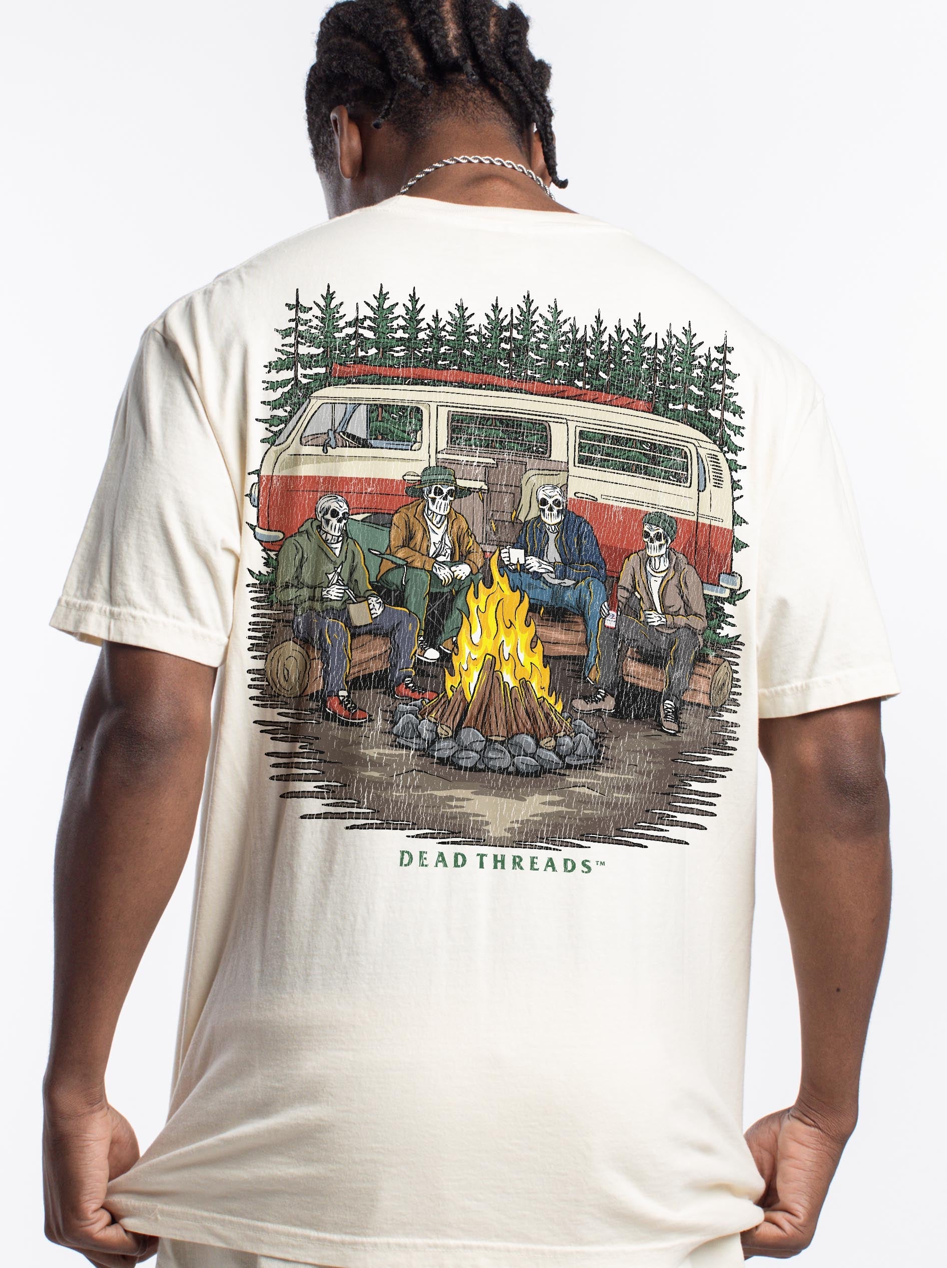 CAMPING IS IN TENTS - “DT ESSENTIAL" PREMIUM T - SHIRT – T-Shirt – Dead Threads Apparel