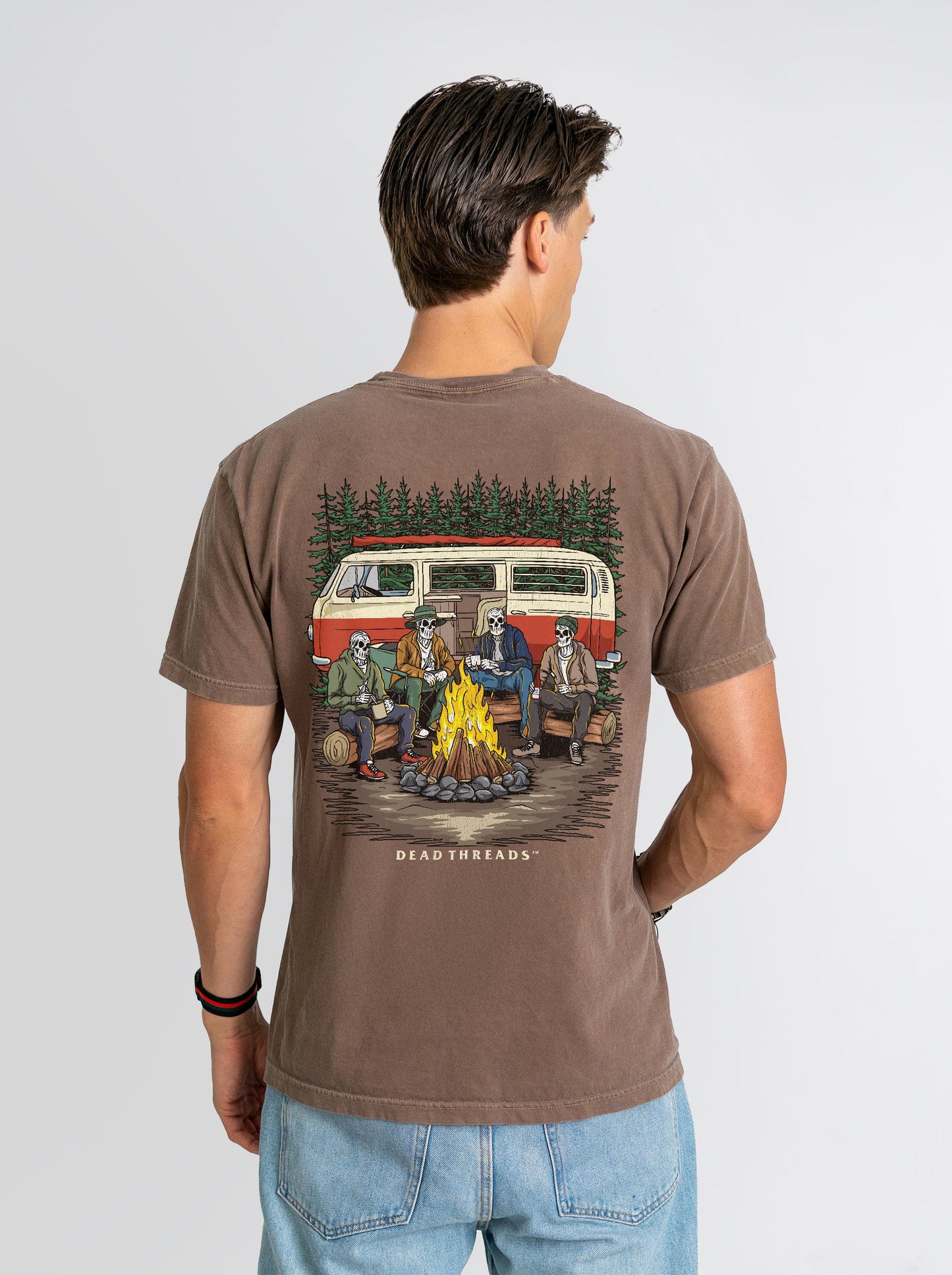 CAMPING IS IN TENTS - “DT ESSENTIAL" PREMIUM T - SHIRT – T-Shirt – Dead Threads Apparel
