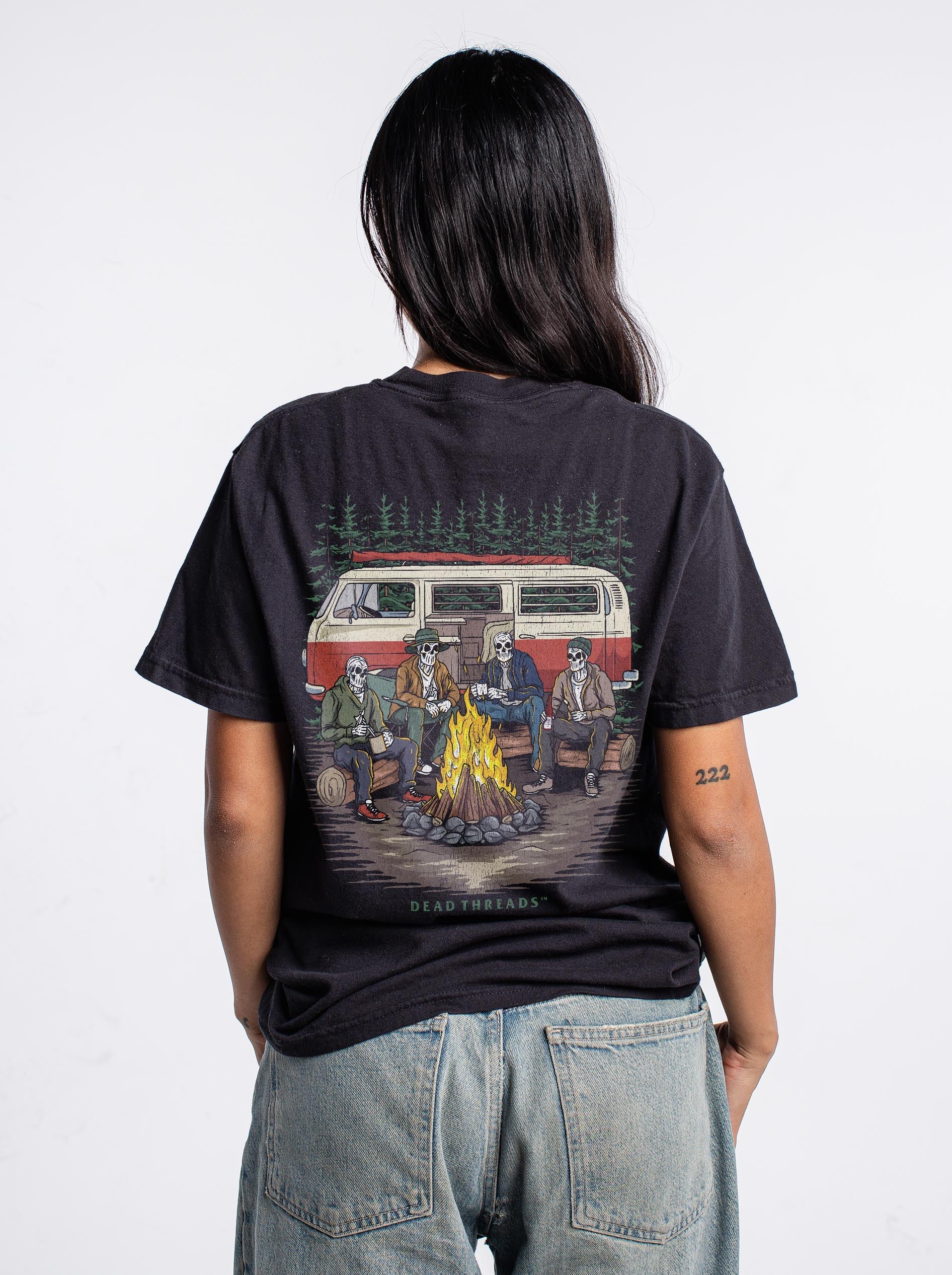 CAMPING IS IN TENTS - “DT ESSENTIAL" PREMIUM T - SHIRT – T-Shirt – Dead Threads Apparel