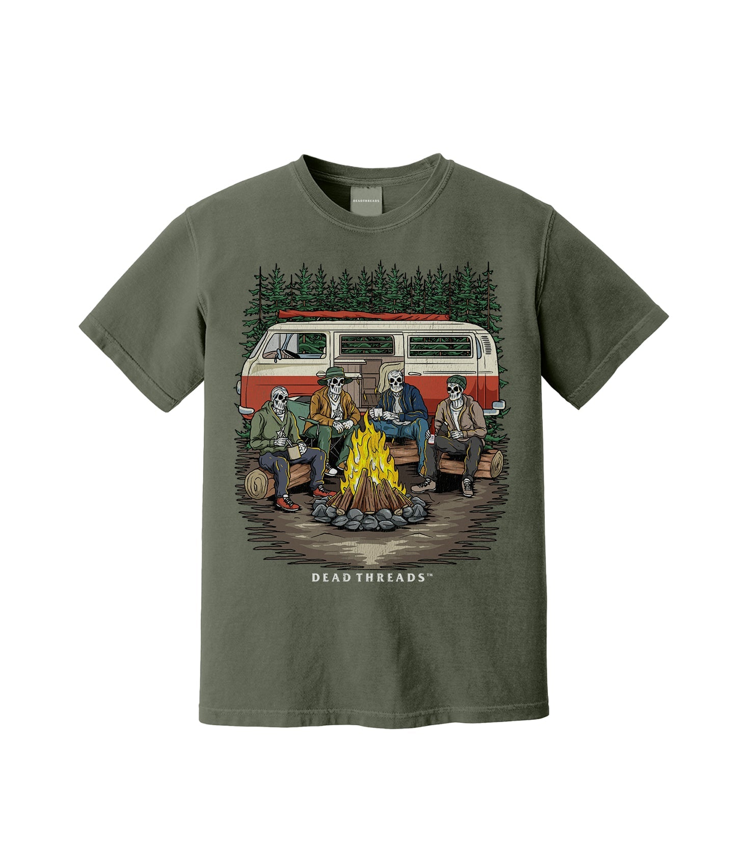 CAMPING IS IN TENTS – T-Shirt – Dead Threads Apparel