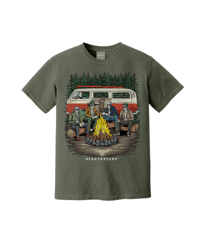 CAMPING IS IN TENTS – T-Shirt – Dead Threads Apparel