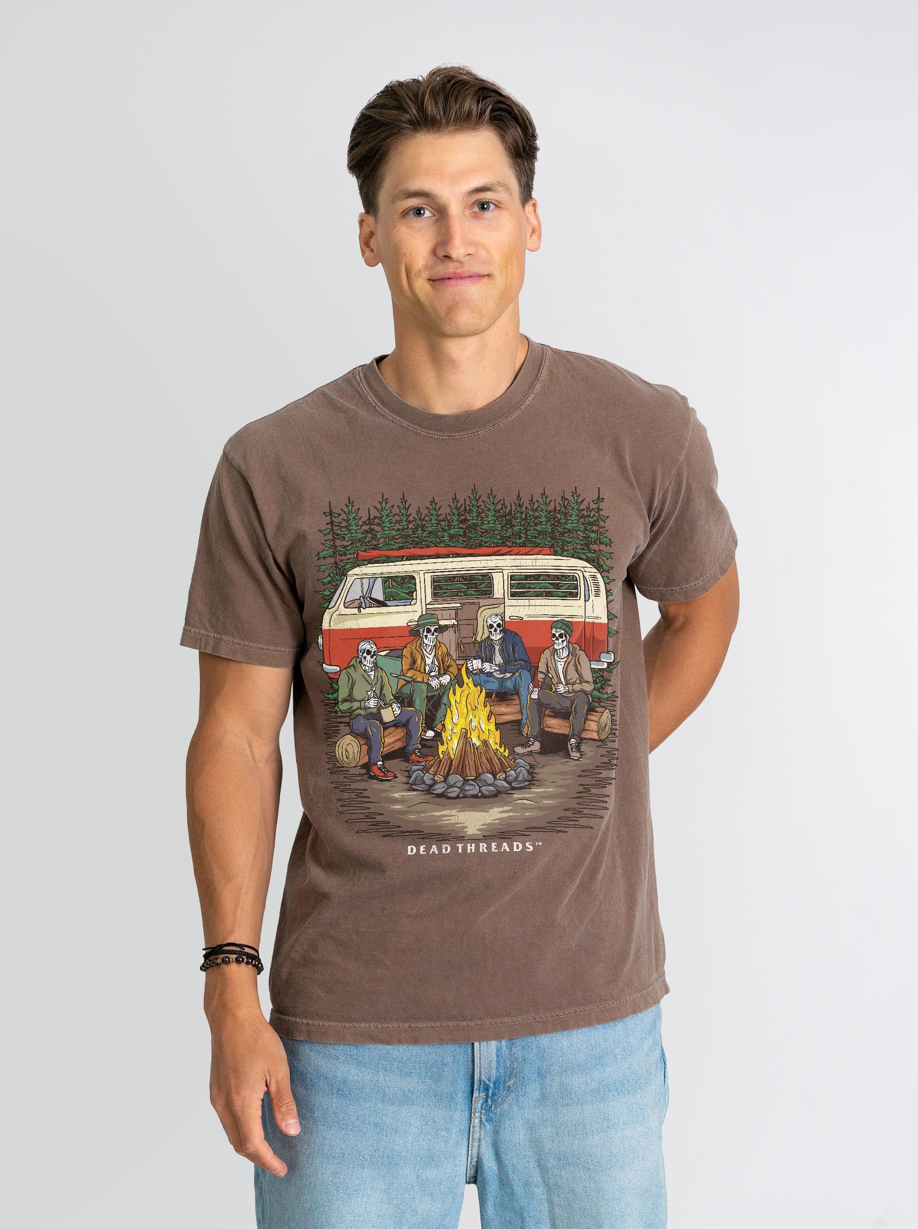 CAMPING IS IN TENTS – T-Shirt – Dead Threads Apparel