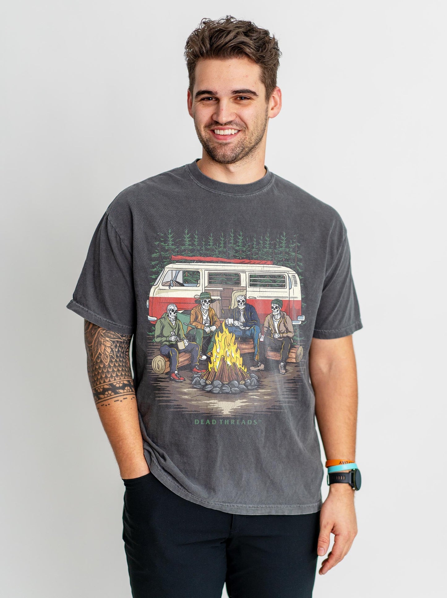 CAMPING IS IN TENTS – T-Shirt – Dead Threads Apparel