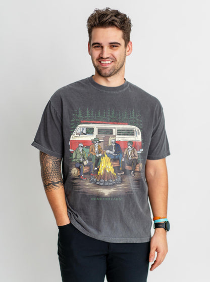 CAMPING IS IN TENTS – T-Shirt – Dead Threads Apparel