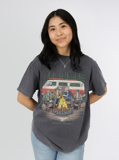 CAMPING IS IN TENTS – T-Shirt – Dead Threads Apparel