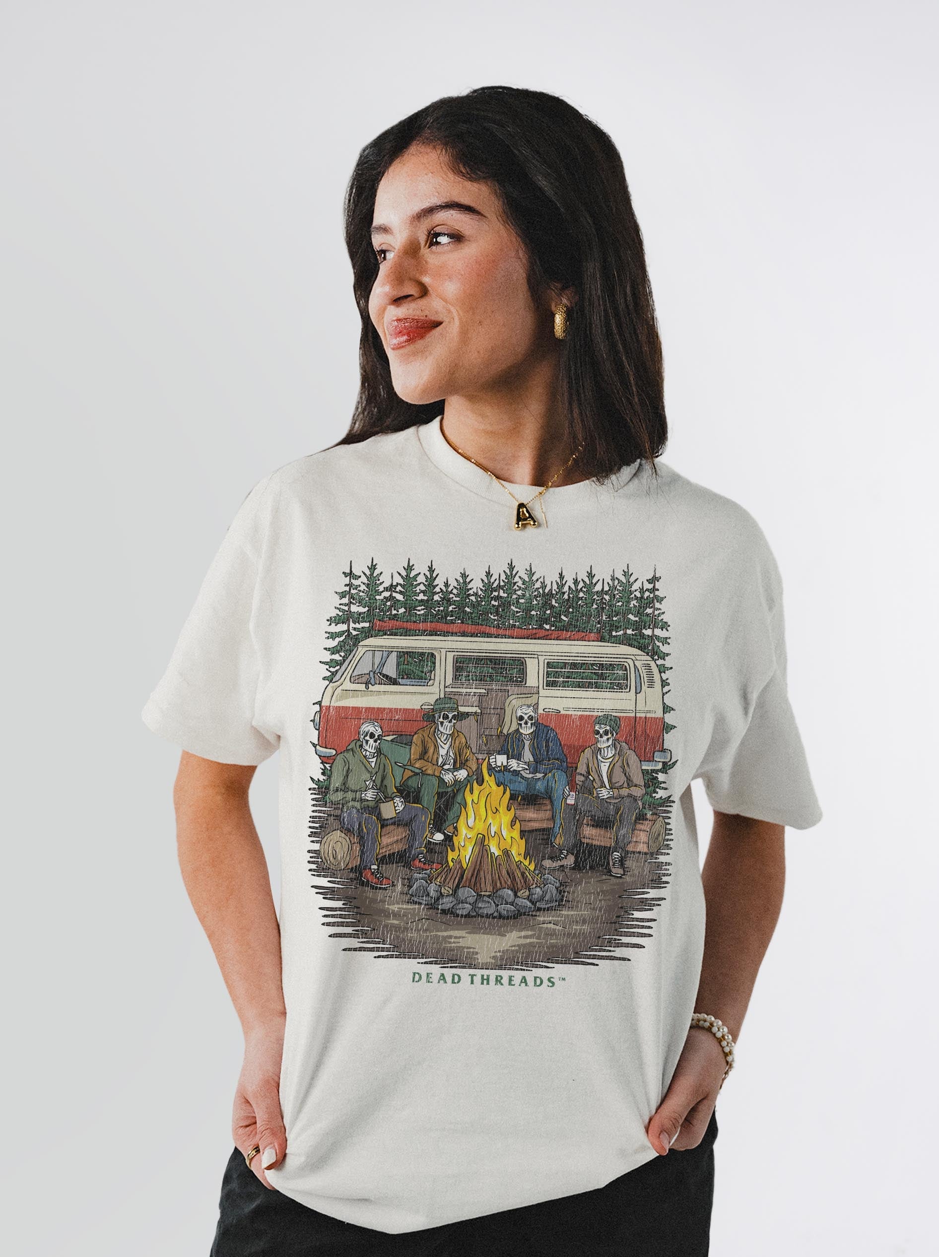 CAMPING IS IN TENTS – T-Shirt – Dead Threads Apparel