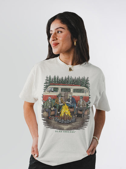 CAMPING IS IN TENTS – T-Shirt – Dead Threads Apparel
