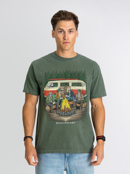CAMPING IS IN TENTS – T-Shirt – Dead Threads Apparel