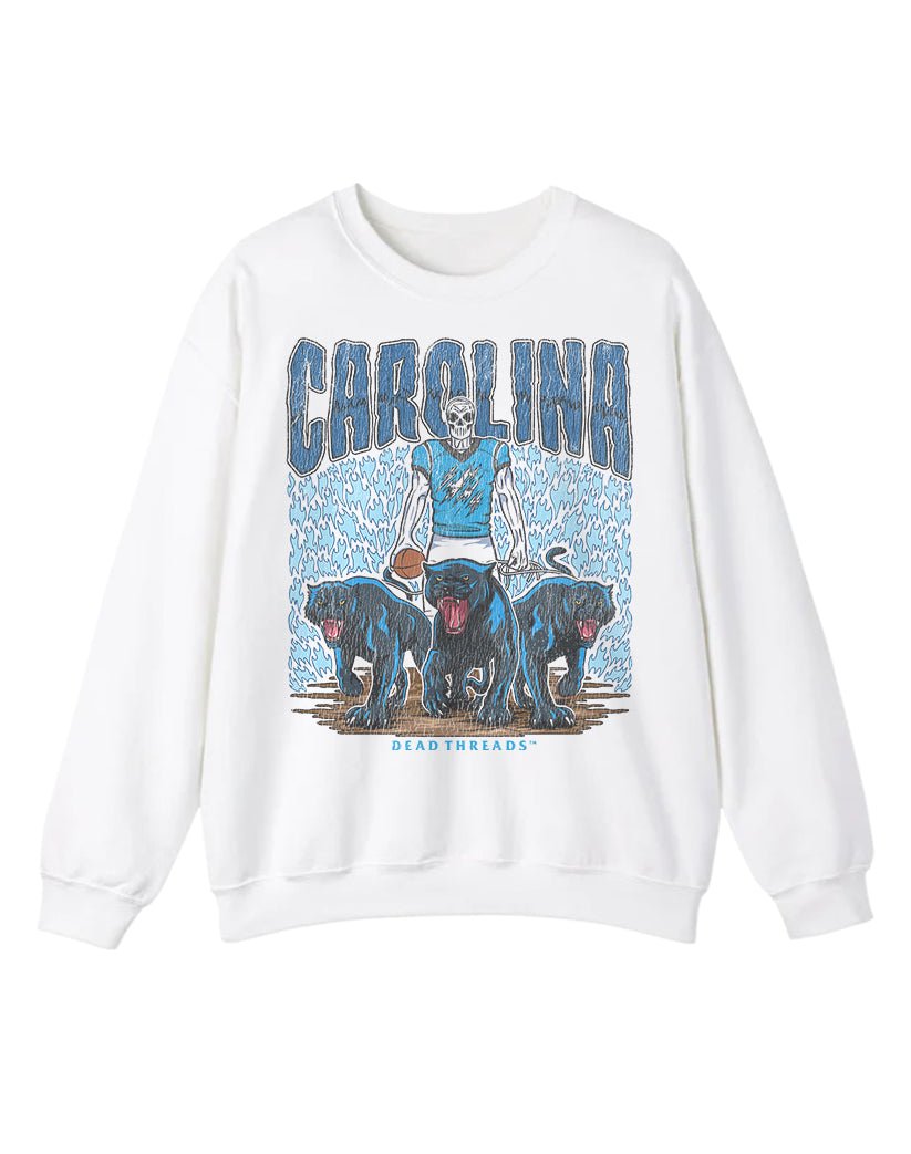 CAROLINA FOOTBALL CREWNECK SWEATSHIRT – Sweatshirt – Dead Threads Apparel