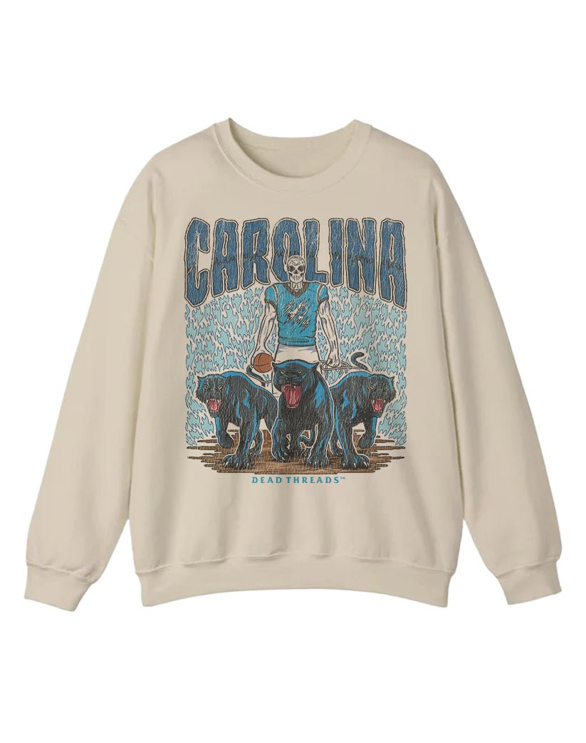 CAROLINA FOOTBALL CREWNECK SWEATSHIRT – Sweatshirt – Dead Threads Apparel