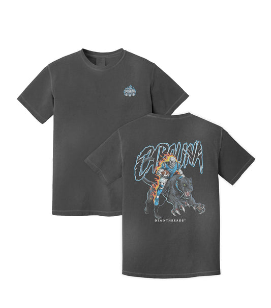 CAROLINA FOOTBALL v2 - "3 SKULL" PREMIUM T - SHIRT – T-Shirt – Dead Threads Apparel