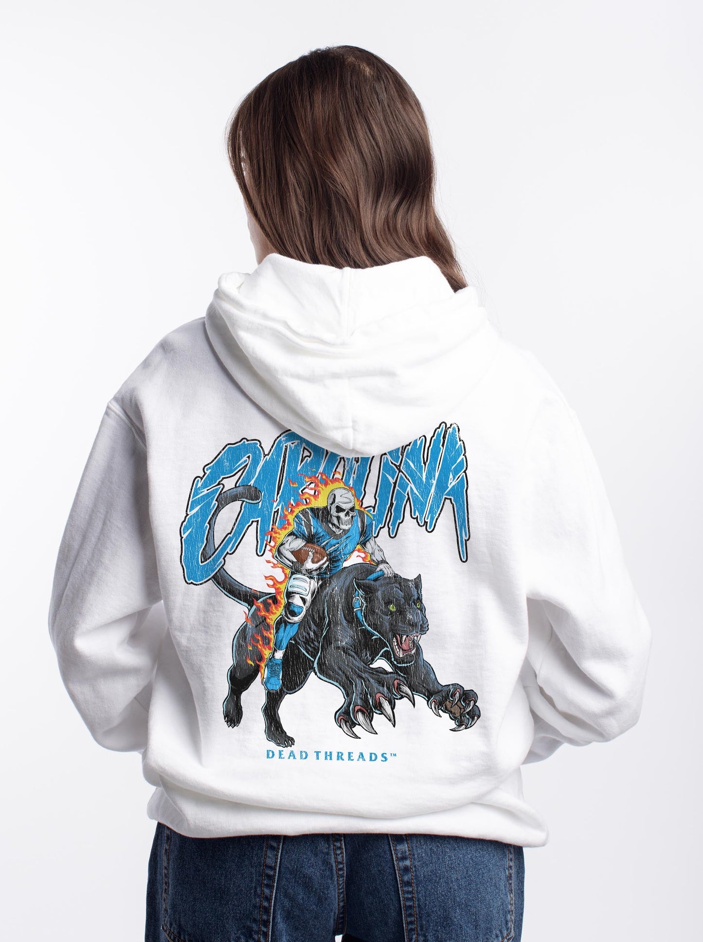 CAROLINA FOOTBALL v2 - “DT ESSENTIAL" HOODIE – Hoodie – Dead Threads Apparel