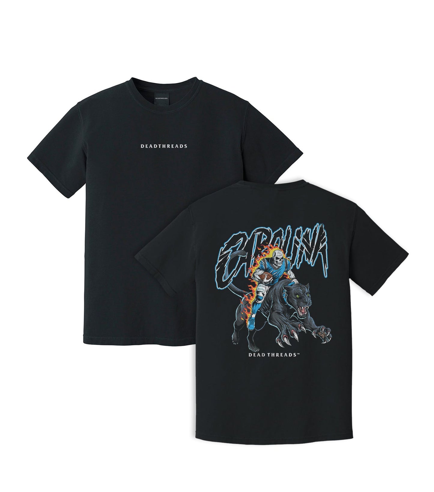 CAROLINA FOOTBALL v2 - “DT ESSENTIAL" PREMIUM T - SHIRT – T-Shirt – Dead Threads Apparel
