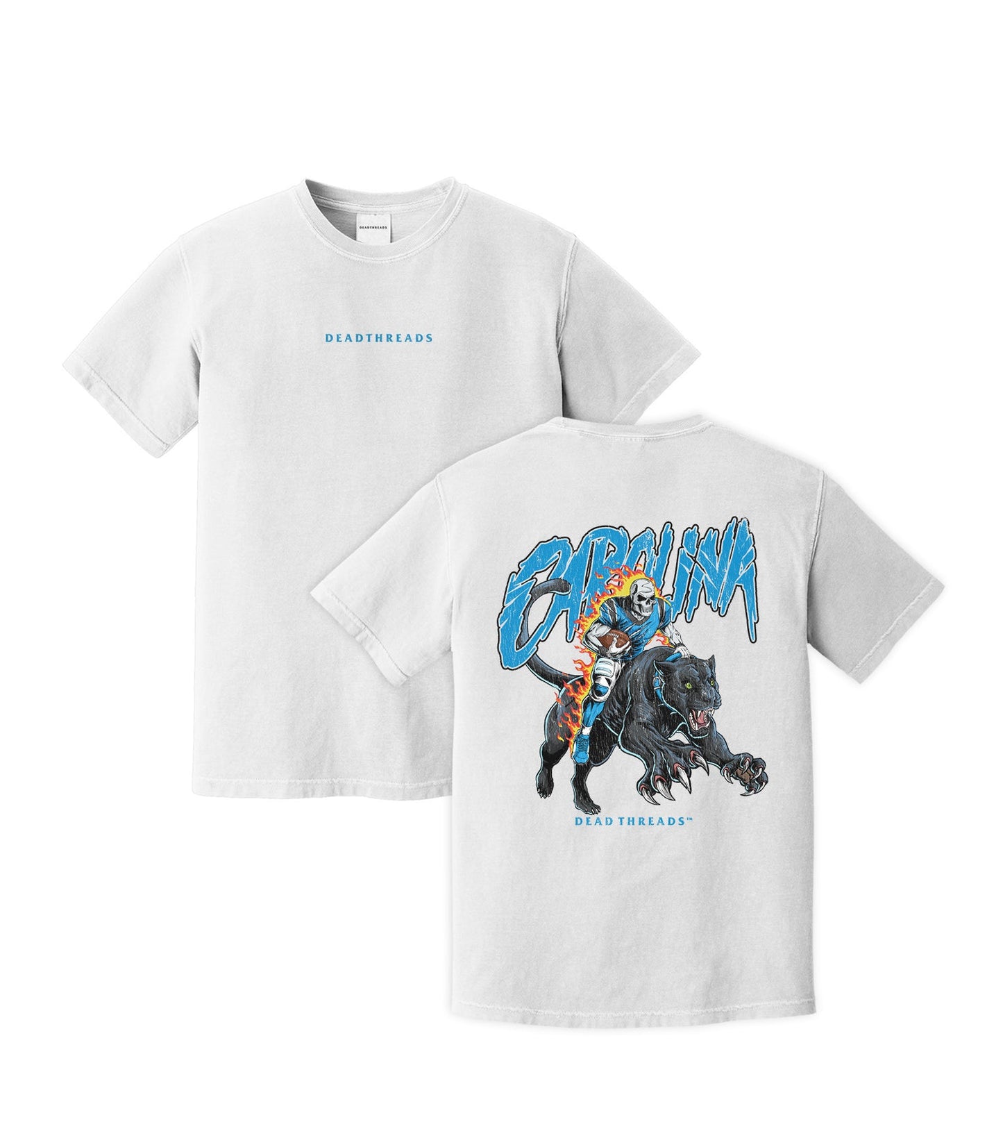 CAROLINA FOOTBALL v2 - “DT ESSENTIAL" PREMIUM T - SHIRT – T-Shirt – Dead Threads Apparel