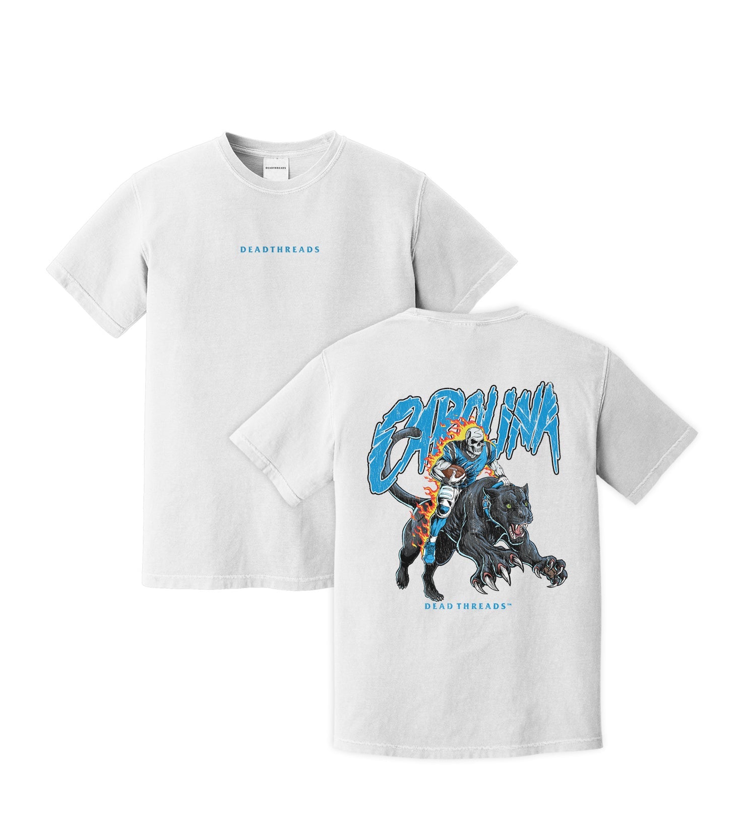 CAROLINA FOOTBALL v2 - “DT ESSENTIAL" PREMIUM T - SHIRT – T-Shirt – Dead Threads Apparel