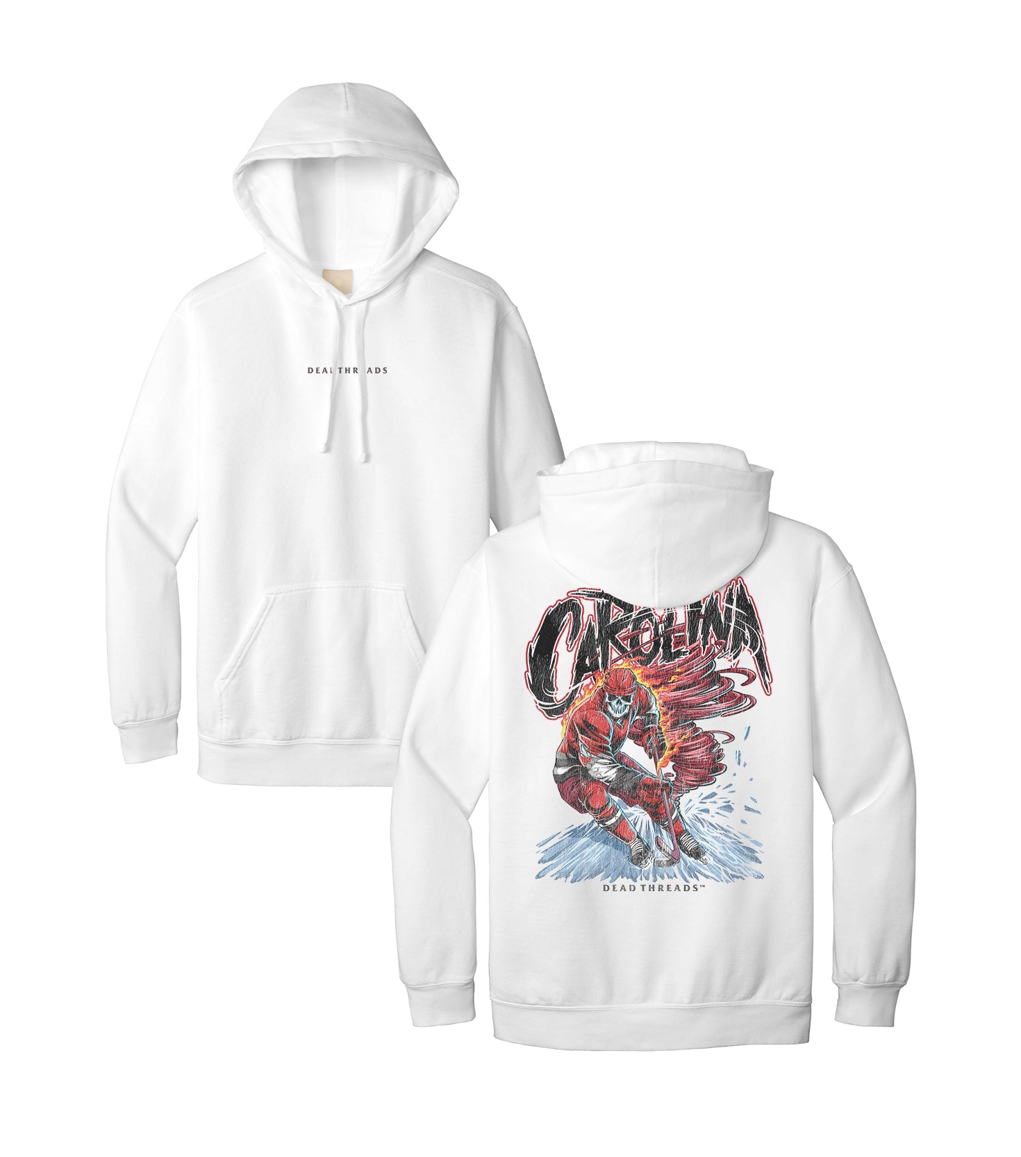 CAROLINA HOCKEY - “DT ESSENTIAL" HOODIE – Hoodie – Dead Threads Apparel