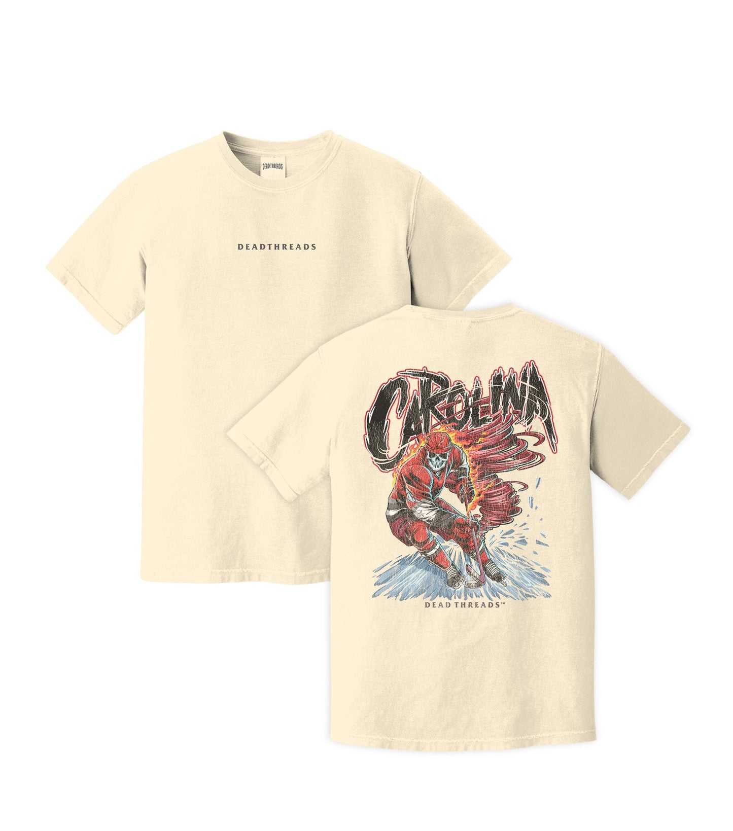 CAROLINA HOCKEY - “DT ESSENTIAL" PREMIUM T - SHIRT – T-Shirt – Dead Threads Apparel