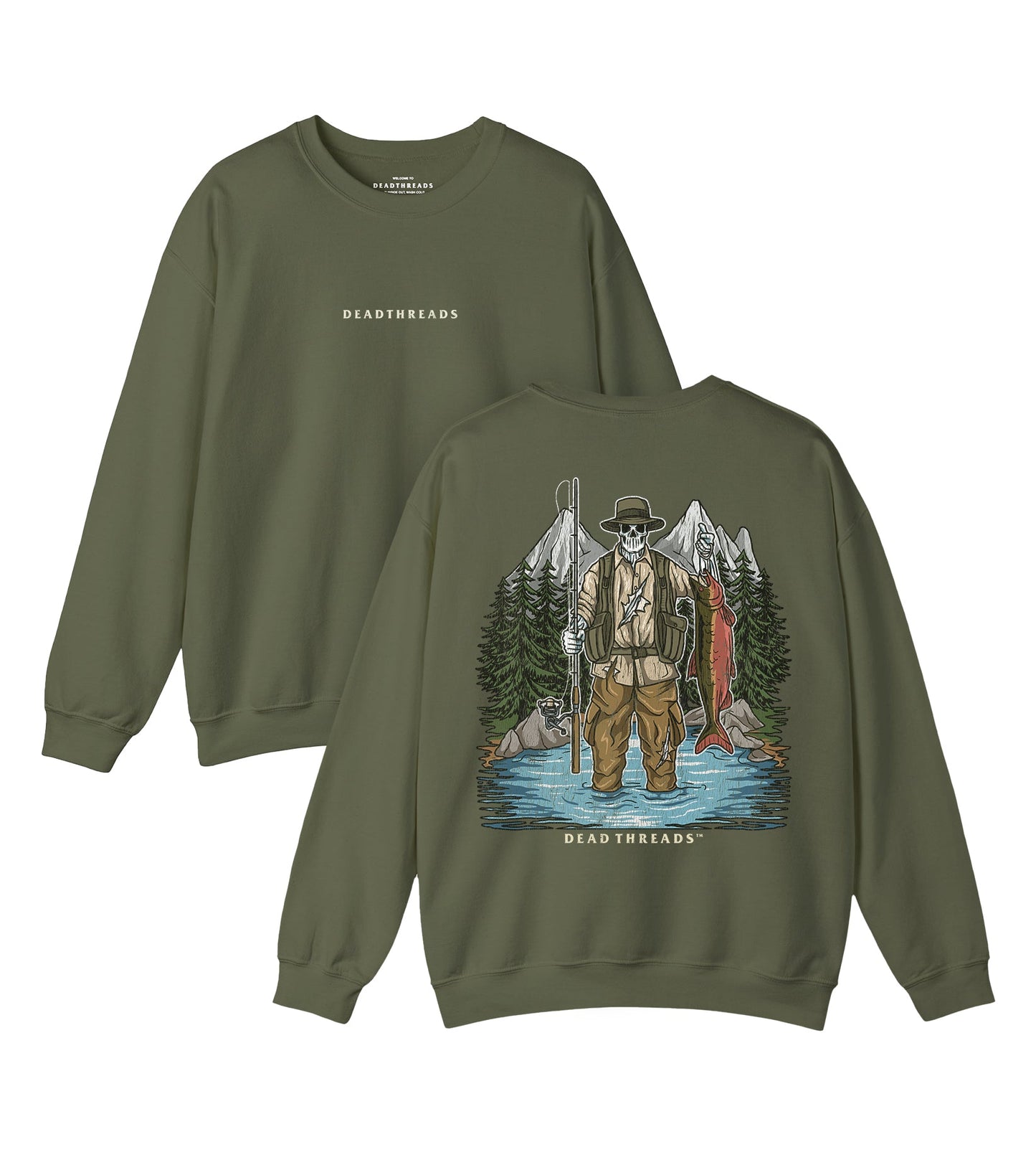 CATCH OF THE DAY - “DT ESSENTIAL" CREWNECK SWEATSHIRT – Sweatshirt – Dead Threads Apparel