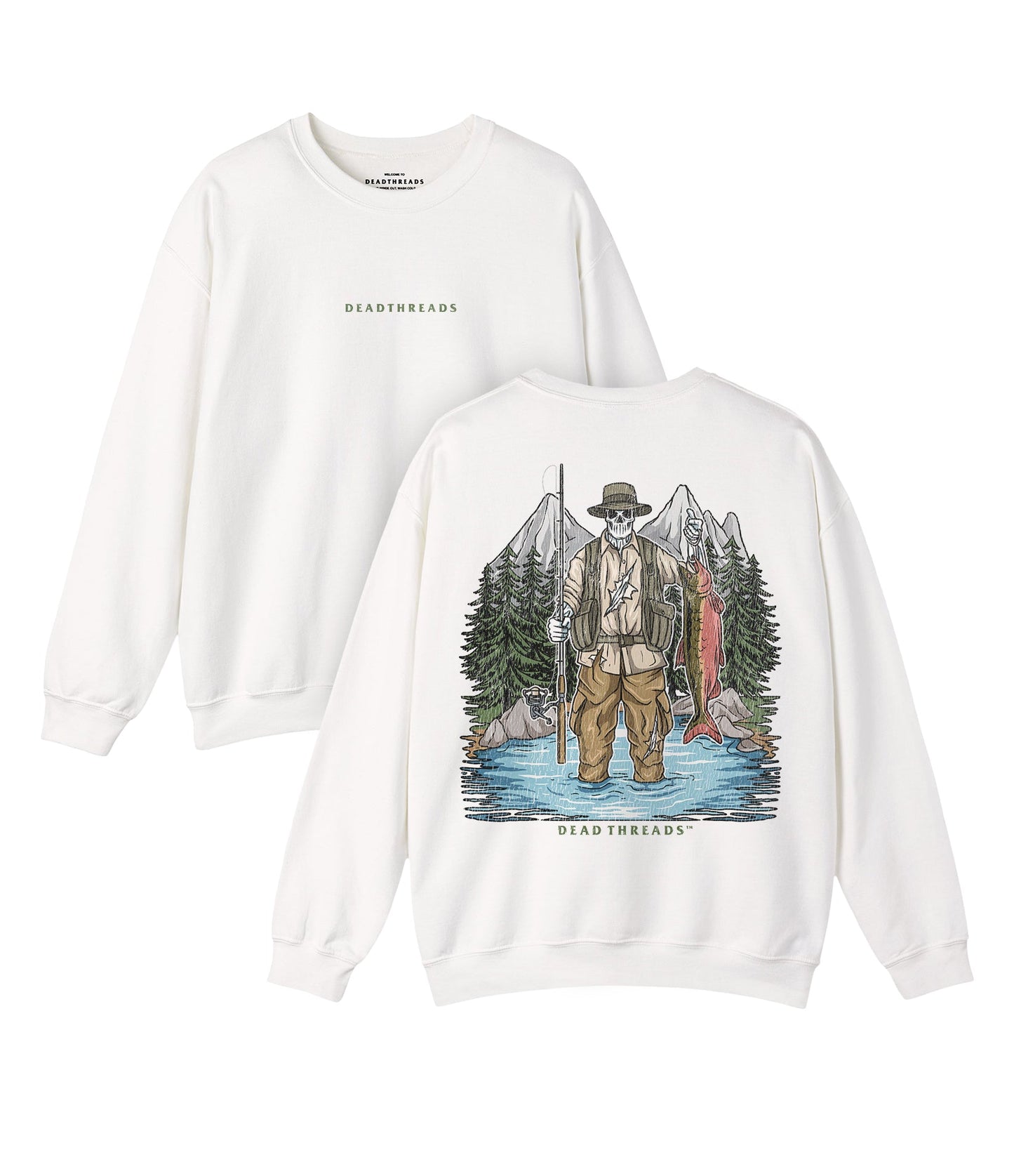 CATCH OF THE DAY - “DT ESSENTIAL" CREWNECK SWEATSHIRT – Sweatshirt – Dead Threads Apparel