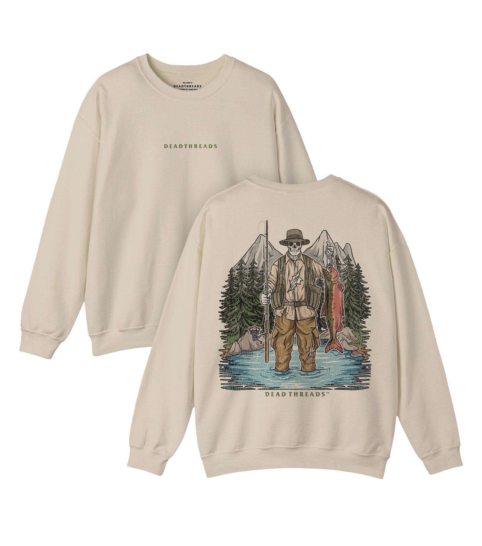 CATCH OF THE DAY - “DT ESSENTIAL" CREWNECK SWEATSHIRT – Sweatshirt – Dead Threads Apparel