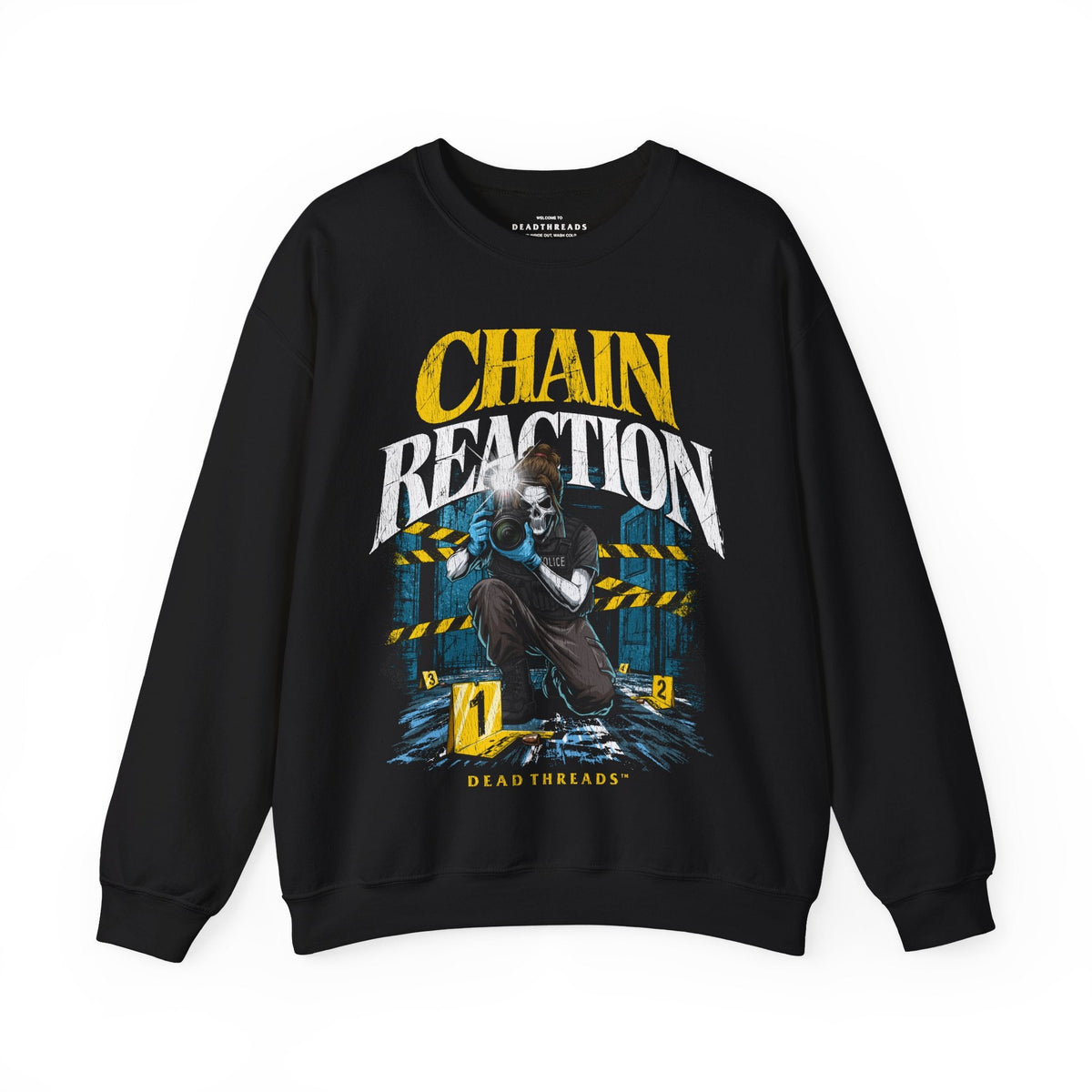 CHAIN REACTION (FEMALE) - CREWNECK SWEATSHIRT – Sweatshirt – Dead Threads Apparel