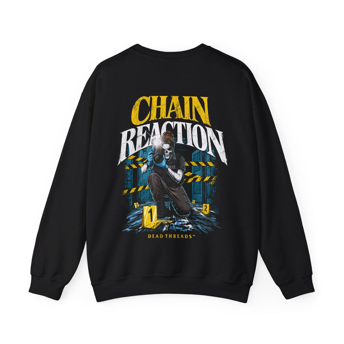 CHAIN REACTION (FEMALE) - “DT ESSENTIAL" CREWNECK SWEATSHIRT – Sweatshirt – Dead Threads Apparel