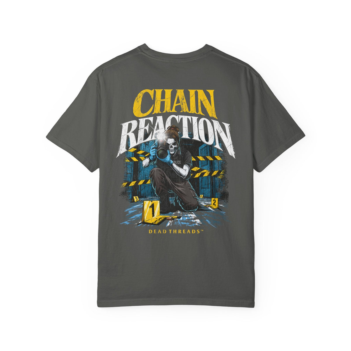 CHAIN REACTION (FEMALE) - “DT ESSENTIAL" PREMIUM T-SHIRT – T-Shirt – Dead Threads Apparel
