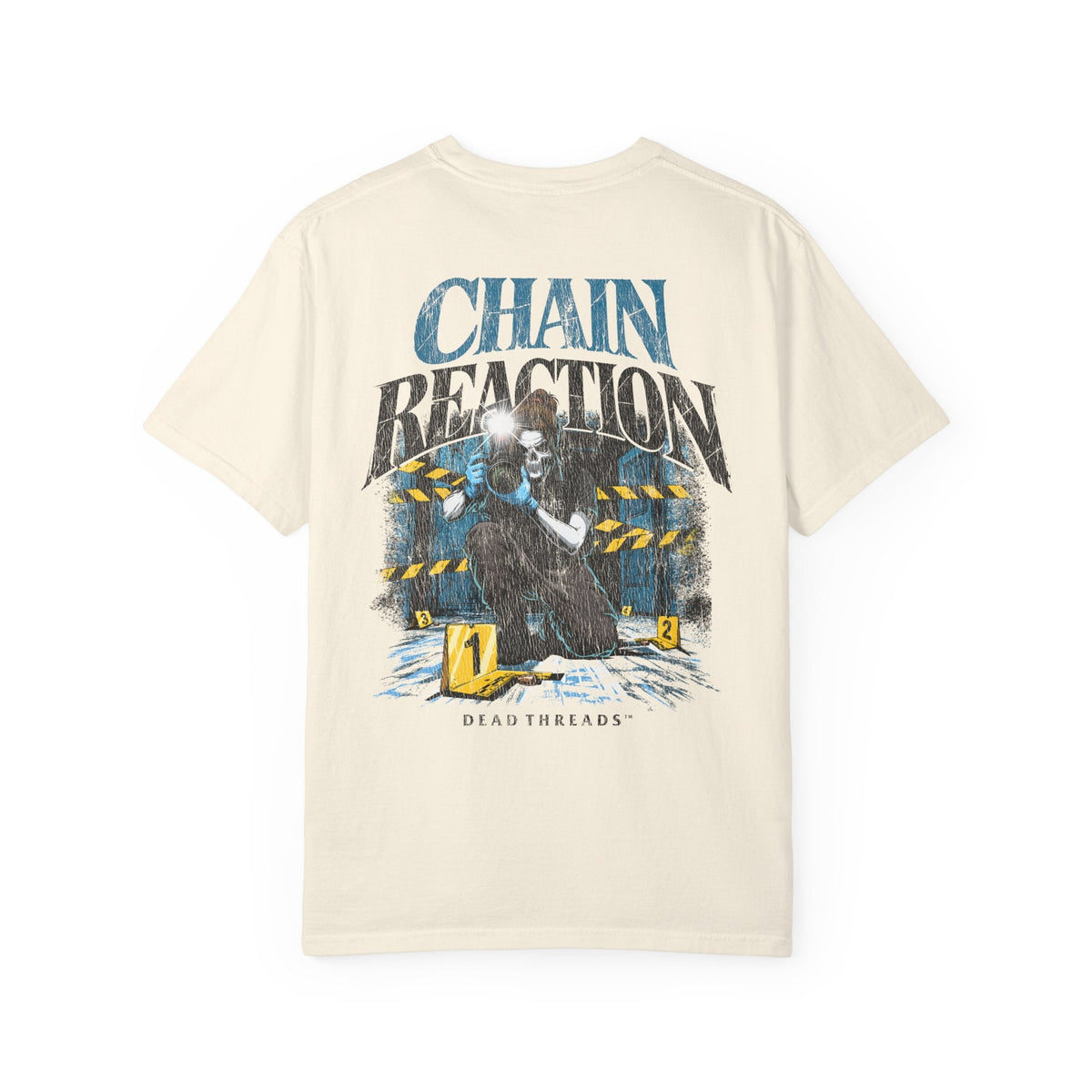 CHAIN REACTION (FEMALE) - “DT ESSENTIAL" PREMIUM T-SHIRT – T-Shirt – Dead Threads Apparel